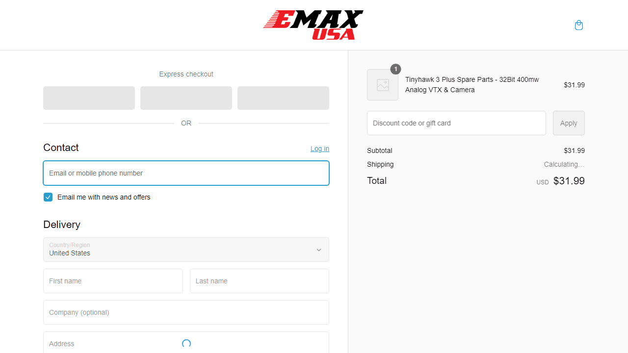 How to apply Emax USA coupon code